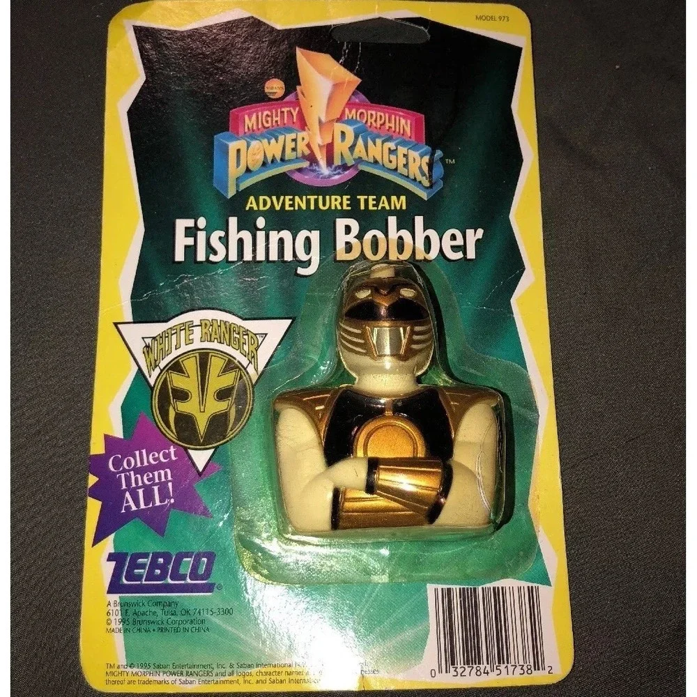 New Mighty Morphin Power Rangers Adventure‎ Team FISHING BOBBER White Ranger